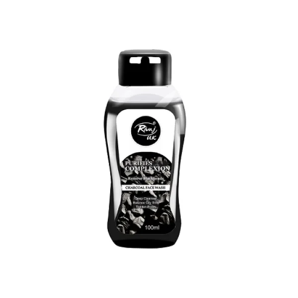 Rivaj UK Purifies Complexion Charcoal Gel Face Wash 100ml