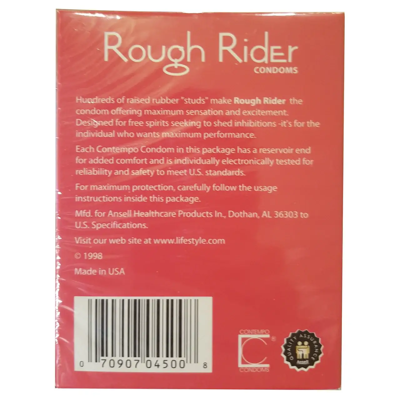 Rough Rider Condom Red 12 Pieces - Image 2