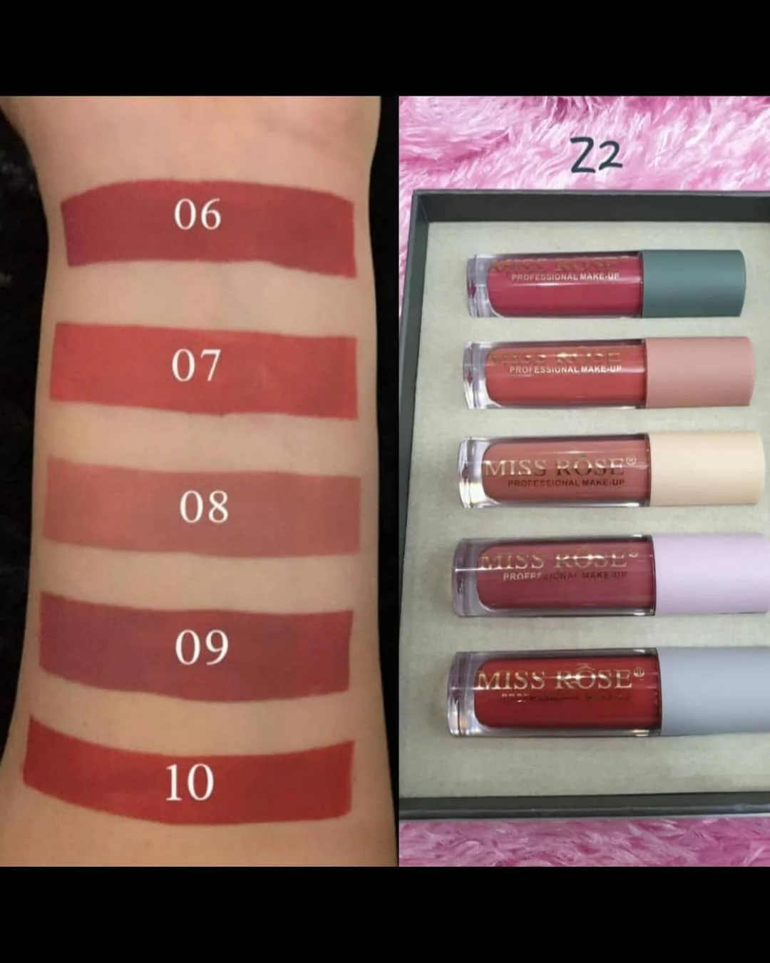 Miss Rose Round Gloss Set of 5 - Image 9