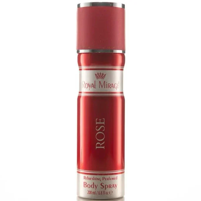 Royal Mirage Rose Deodorant Body Spray For Women & Men 200 Ml
