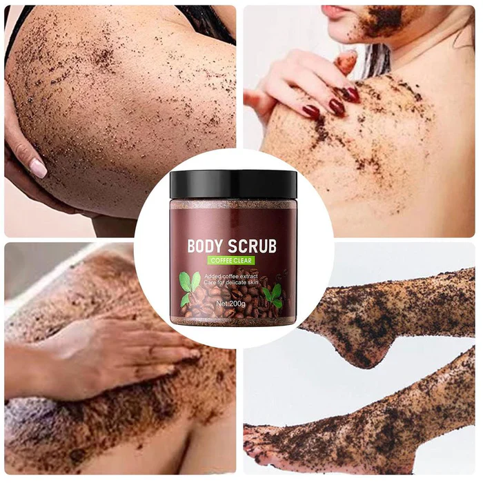 SADOER Coffee Clear Moisturizing and Softening Body Scrub - Image 2