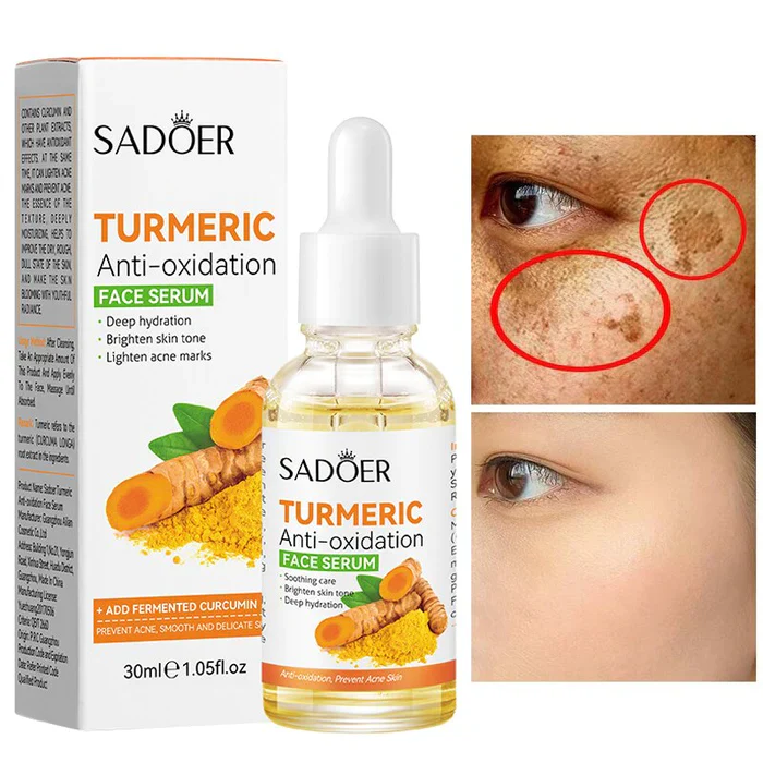 SADOER Turmeric Anti Oxidation Face Serum 30ml - Image 2