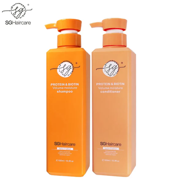 SG Hair Care Protein & Biotin Volume Moisture Shampoo & Conditioner