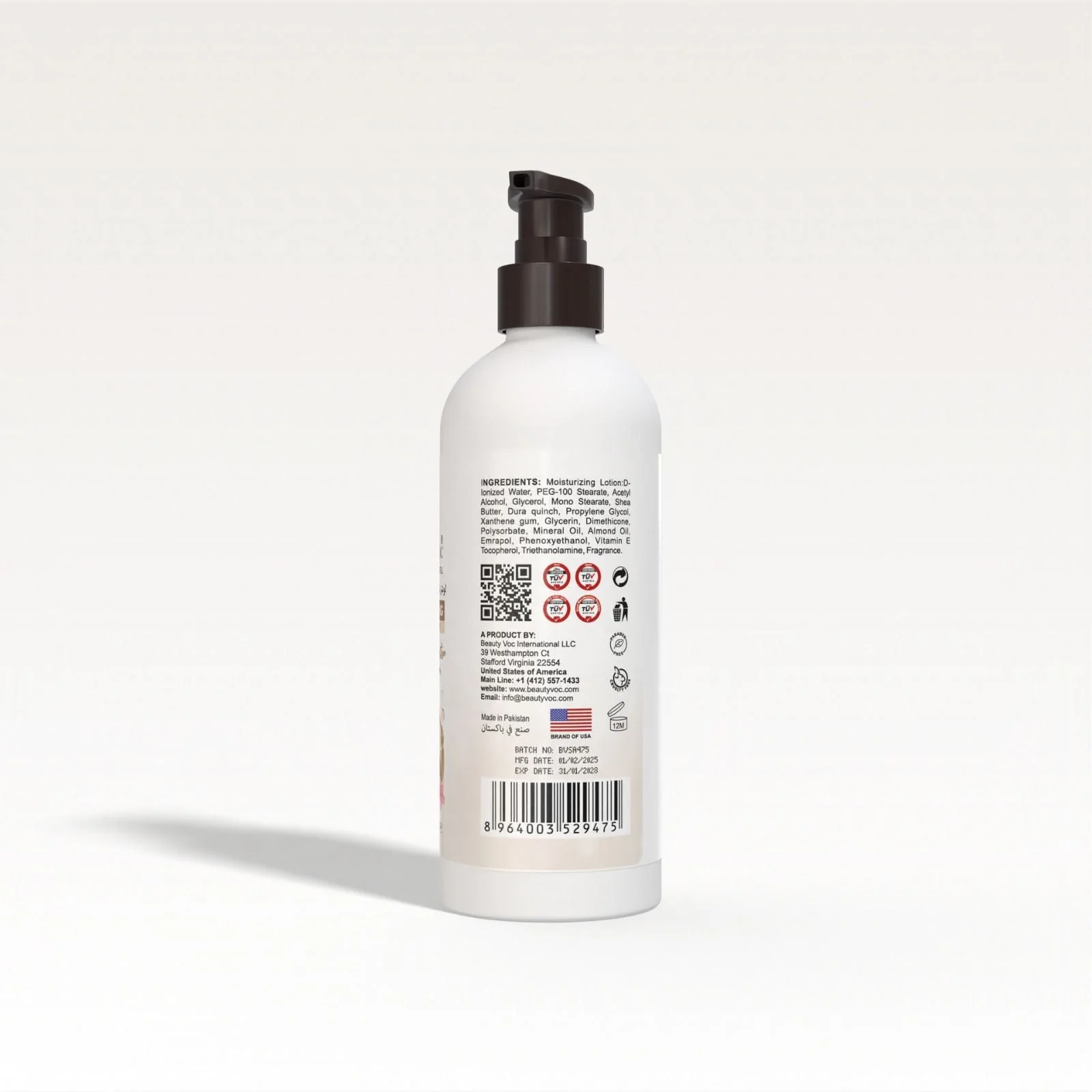 BeautyVoc Shea Butter Face and Body Lotion 150 ml | Best for Dry Skin| Deep Moisturizing | Non-Greasy | Perfect for Daily Use - Image 4