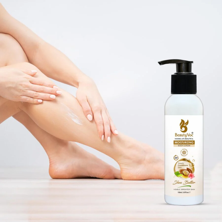 BeautyVoc Shea Butter Face and Body Lotion 150 ml | Best for Dry Skin| Deep Moisturizing | Non-Greasy | Perfect for Daily Use - Image 6