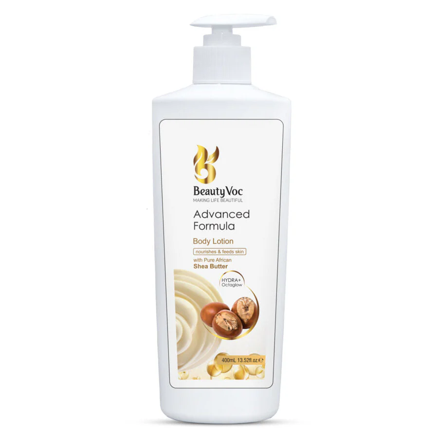 BeautyVoc Shea Butter Lotion 400 ml | For face & Body | Best for skin hydration