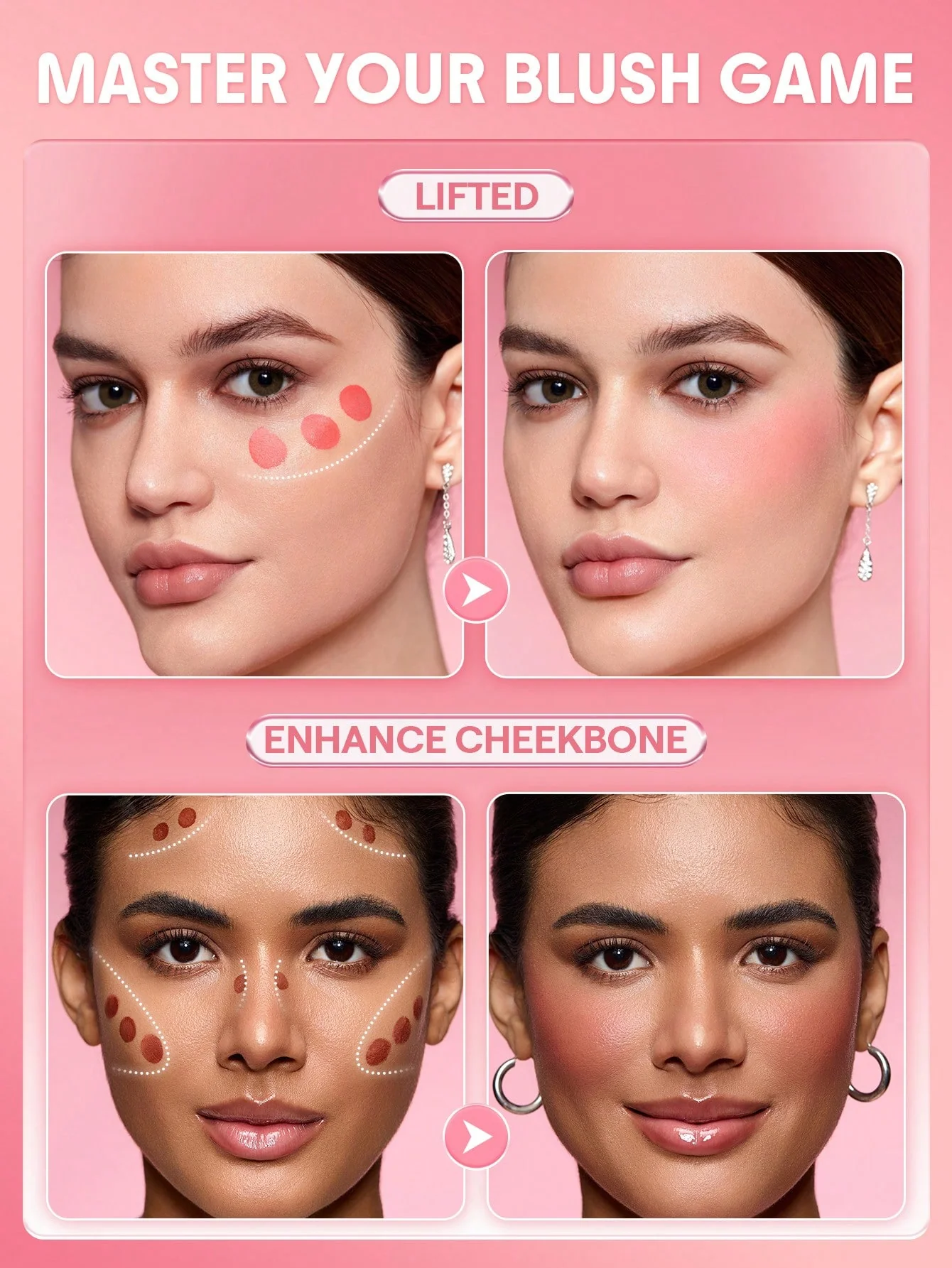 SHEGLAM COLOR BLOOM LIQUID BLUSH MATTE - Rose Ritual - Image 2