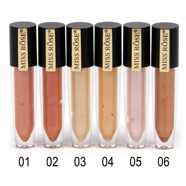 Shiny Gloss Set OF 6 - Lip Toppers - Image 3