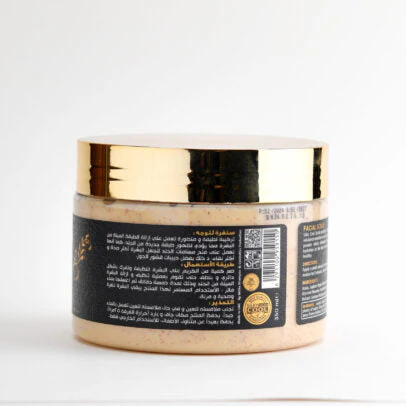 Silky Cool Gold Facial Scrub 350 ML - Image 3