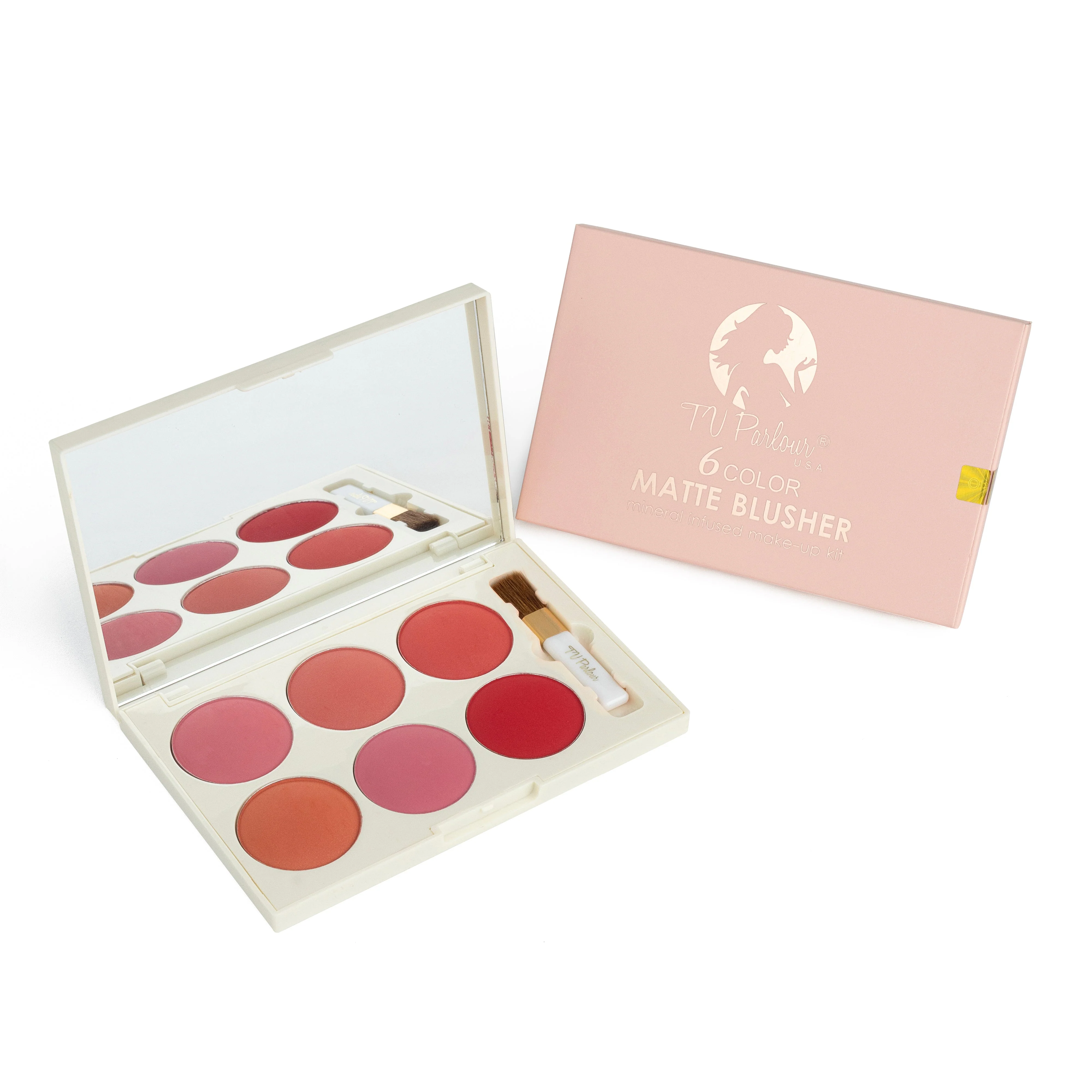 Tv Parlour SIXER MATTE BLUSH PALETTE (PINK) - Image 2