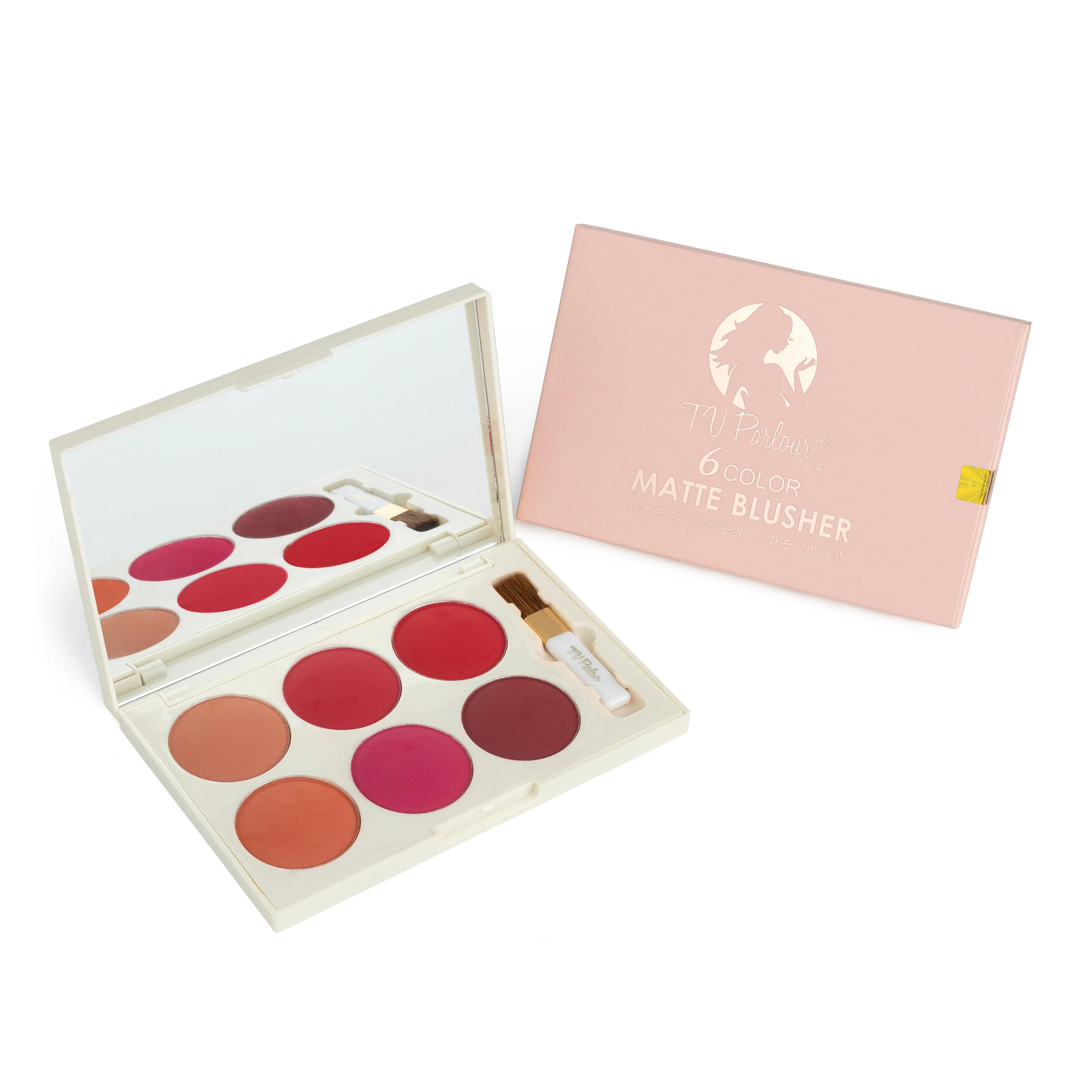 Tv Parlour SIXER MATTE BLUSH PALETTE (PINK) - Image 4