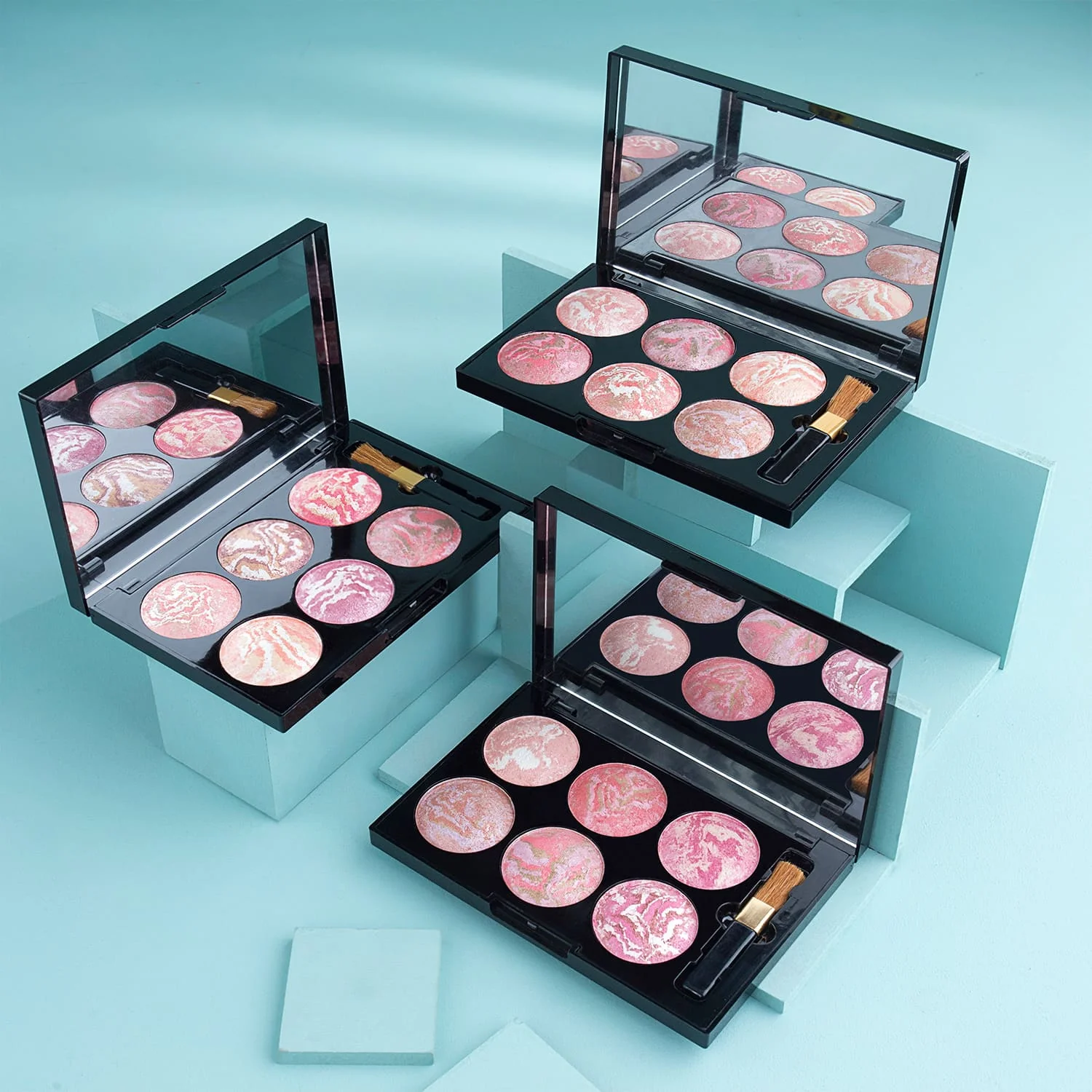 Tv Parlour SIXER TERA-COTTA BLUSH PALETTE (BLACK)