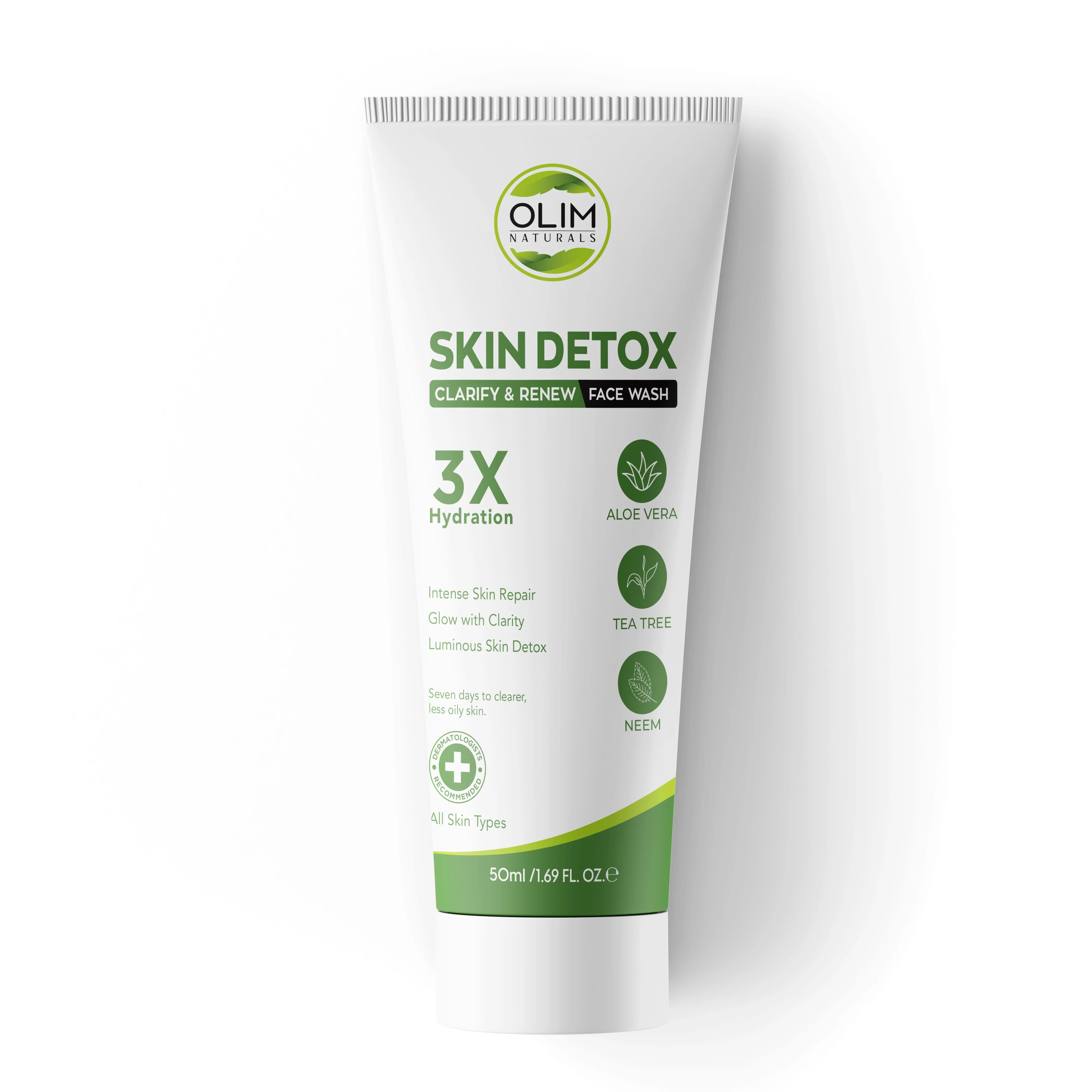 SKIN DETOX NEEEM, TEA TREE & ALOEVERA FACEWASH - Image 3