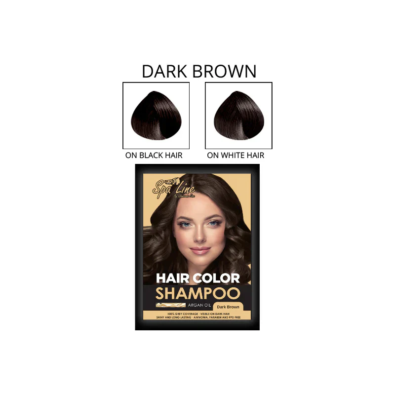 Spa Line  Hair Color Shampoo 30 ML - Image 3