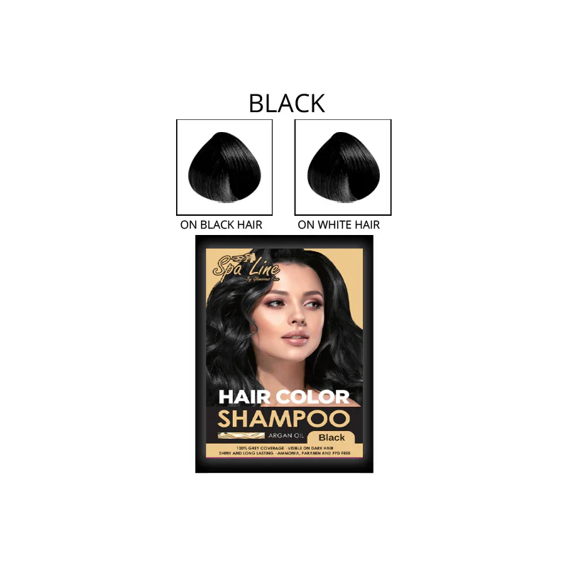 Spa Line  Hair Color Shampoo 30 ML - Image 4