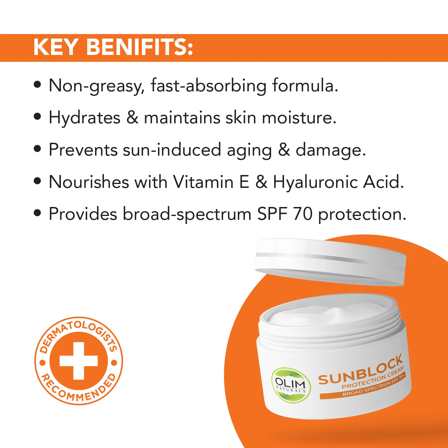 SPF 70 Broad Spectrum Sunblock Sunscreen - Image 4