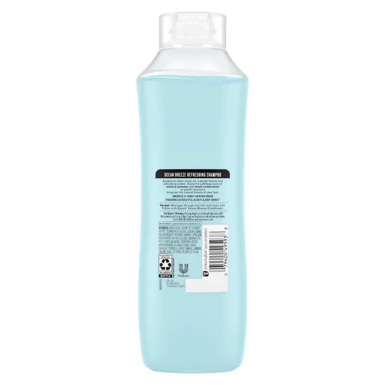 Suave Essentials Ocean Breeze Shampoo 650ml - Image 2