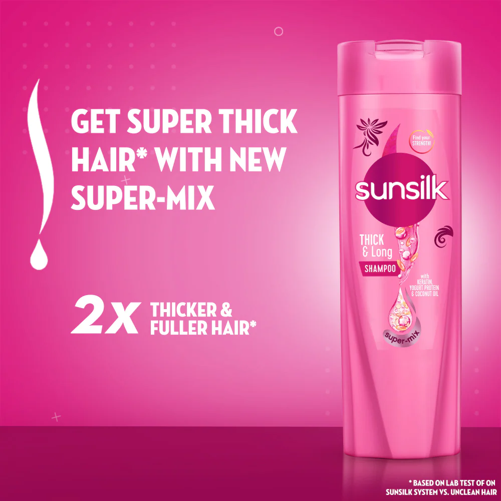 SUNSILK SHAMPOO THICK&LONG 360ML - Image 6