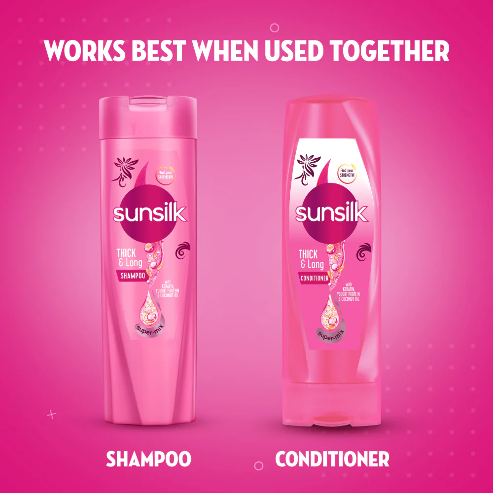 SUNSILK SHAMPOO THICK&LONG 360ML - Image 8