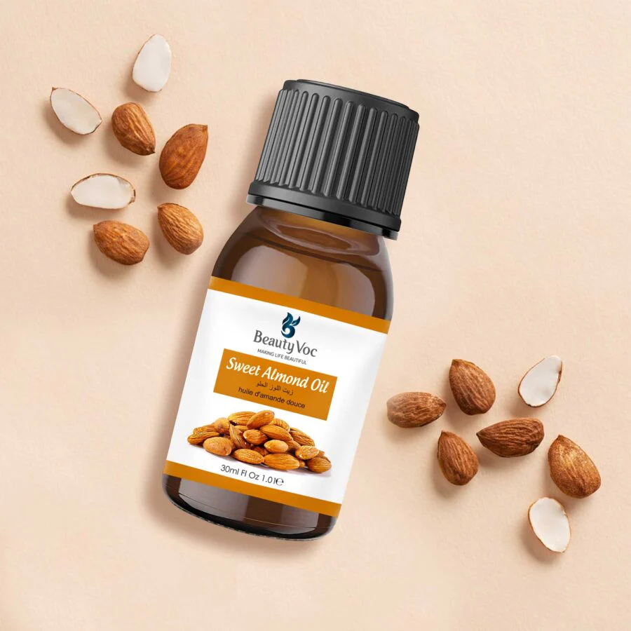 BeautyVoc Sweet Almond Oil 30 ml – 100% Pure & Natural | Best for Skin & Hair Care - Image 2