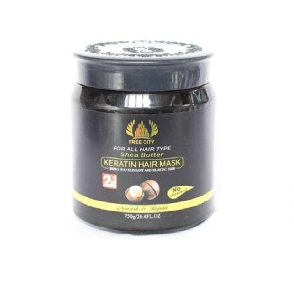 Tree City Keratin Hair Mask Treatment Nurish and Repair  2 in 1  - 750g