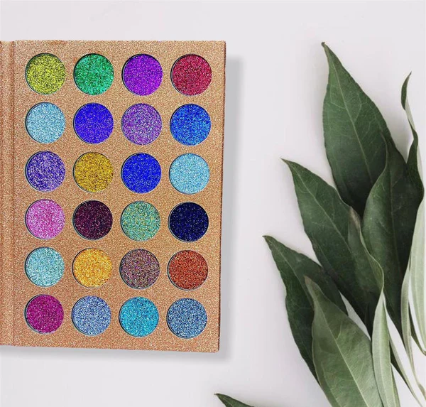 TV PARLOUR 24 COLOR GLAMZE EYE GLITTER PALETTE - Image 3