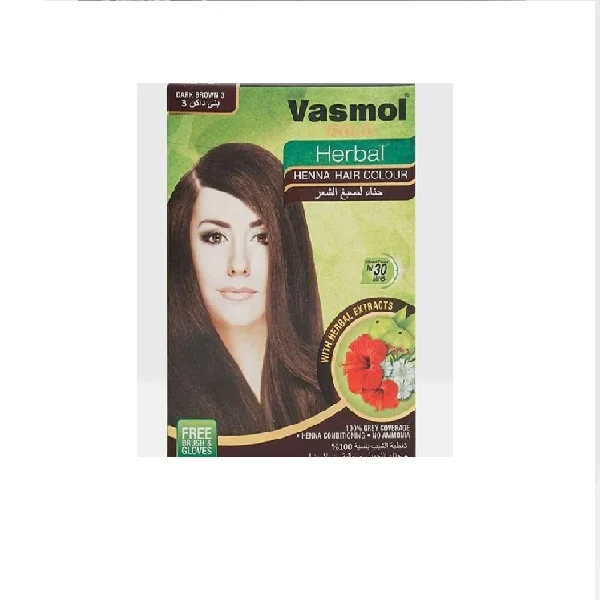 Vasmol Gold Herbal brown  henna 5 sachet each box