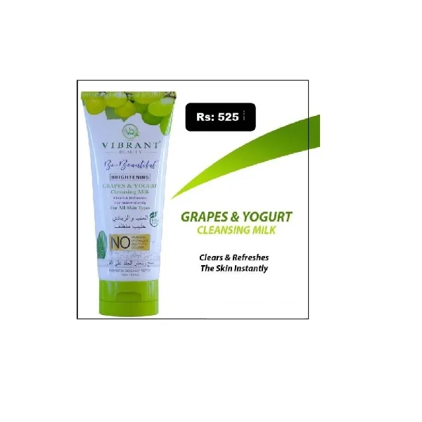 Vibrant Beauty Grapes &amp; Yogurt Cleansing Milk 150ML
