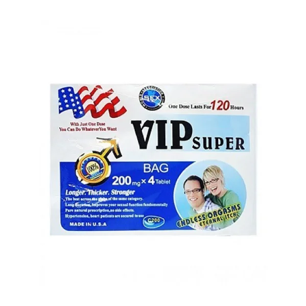 VIP Super Pack Man Enhancement & Timing 4 Pills