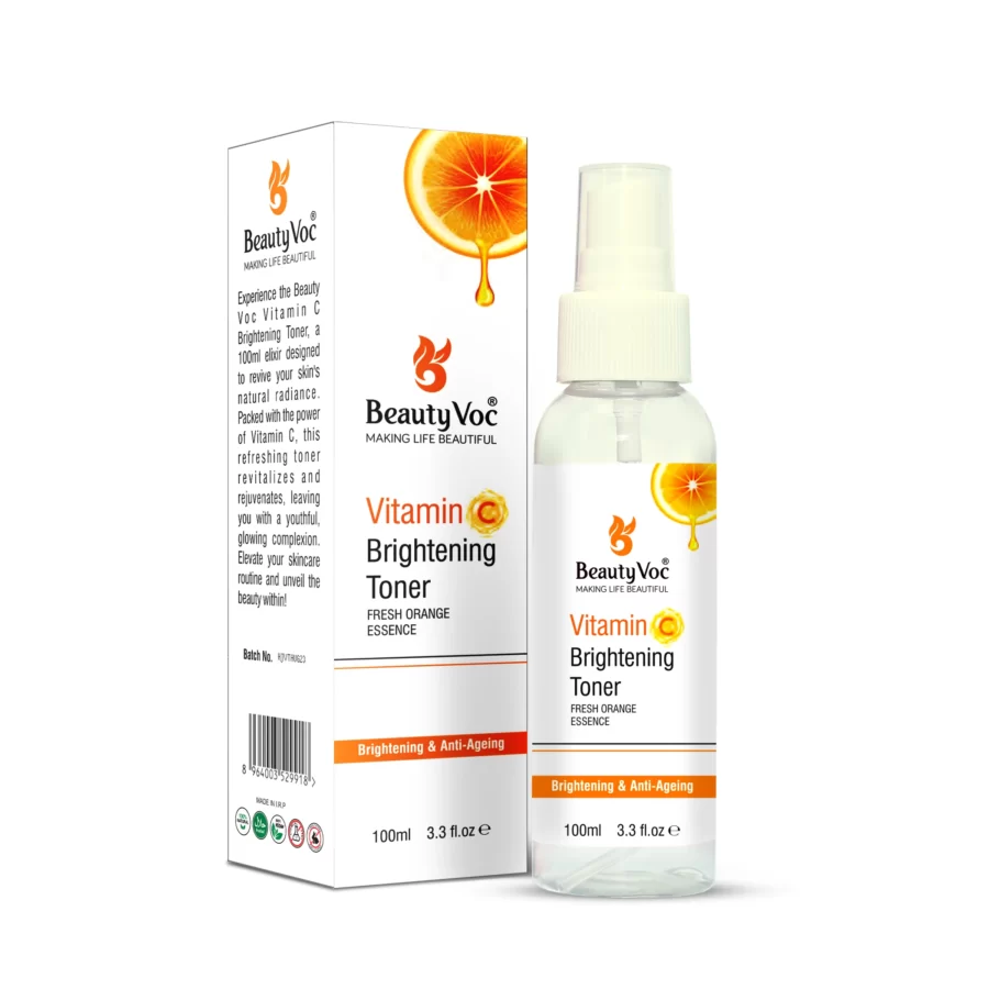 BeautyVoc Vitamin C and Rose Water Brightening Toner 100ml