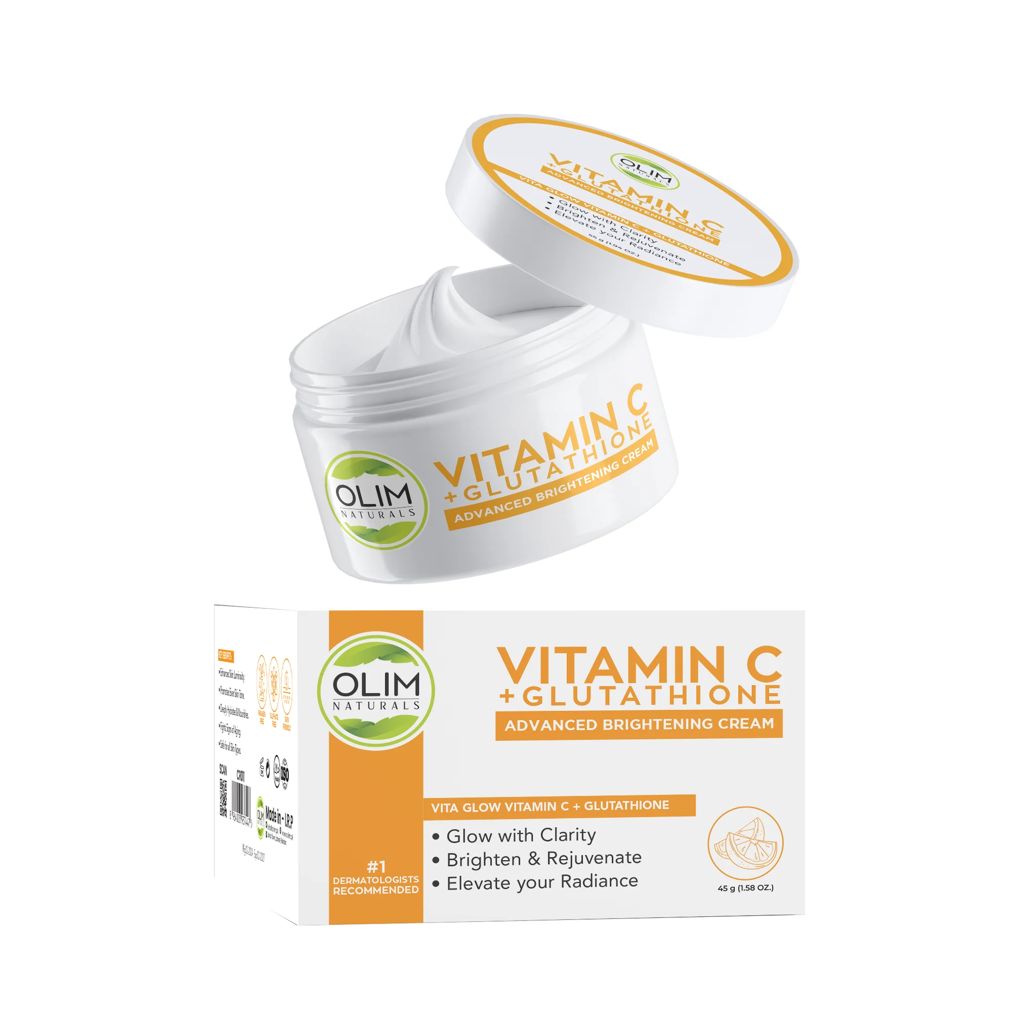 Vitamin C + Glutathione Brightening Cream - Image 2