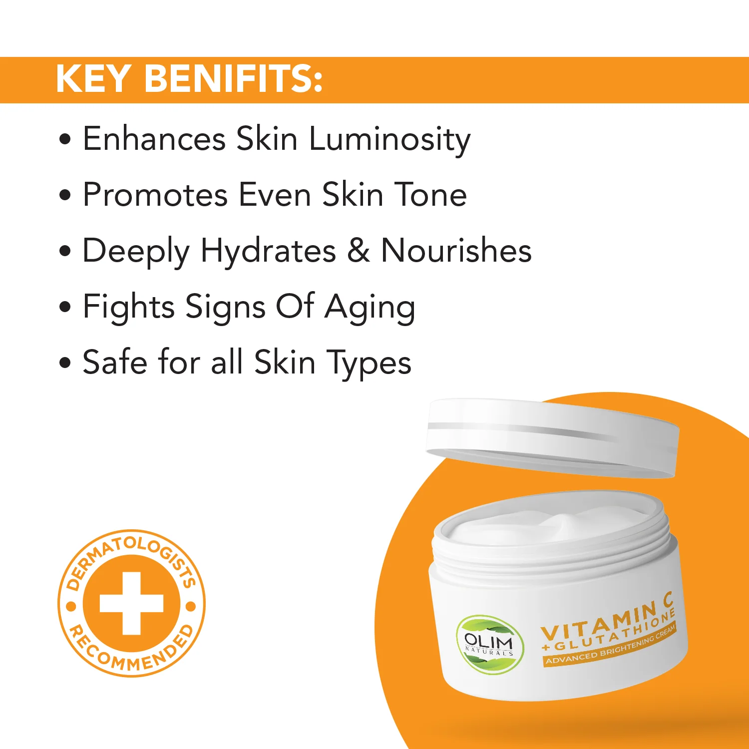 Vitamin C + Glutathione Brightening Cream - Image 4