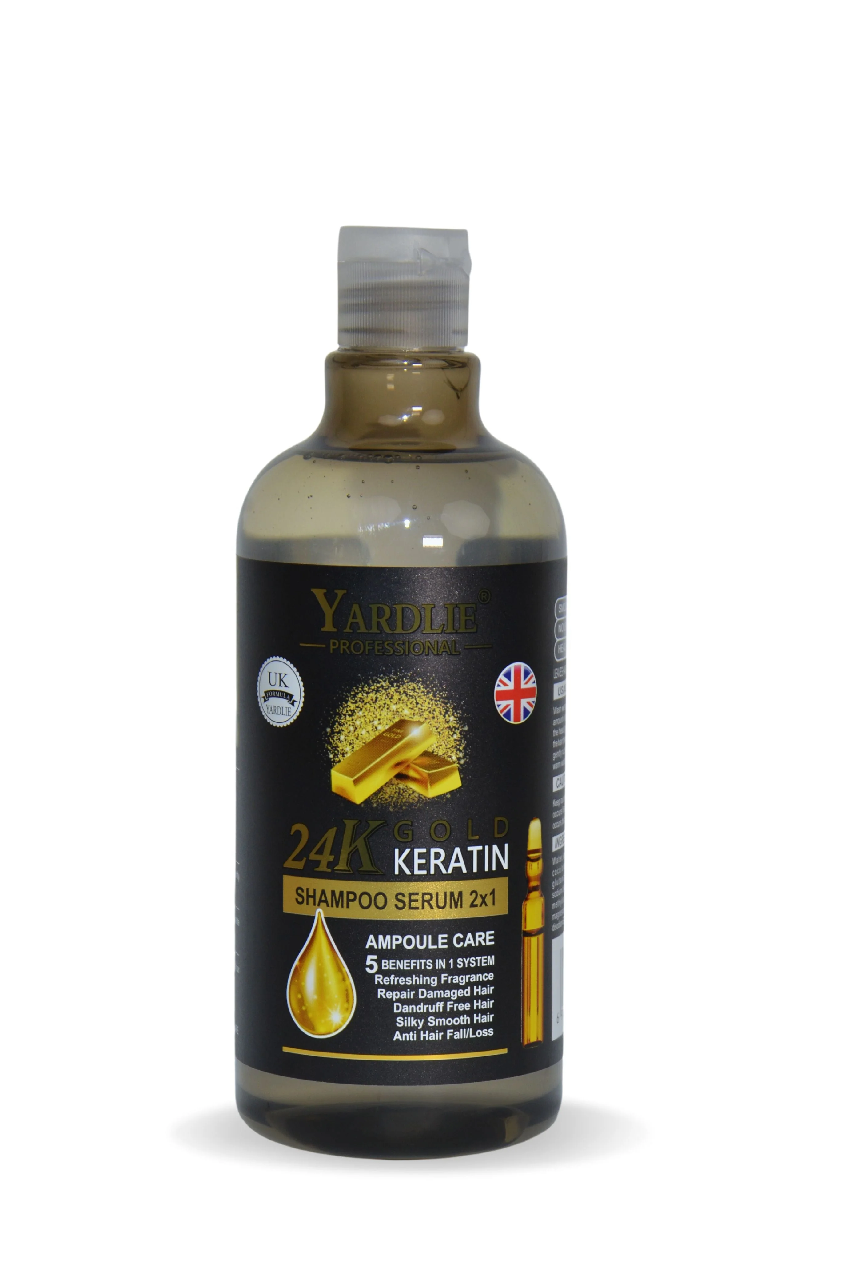 Yardlie Professional 24K Gold Shampoo Serum 2X1 500ml. - Image 4