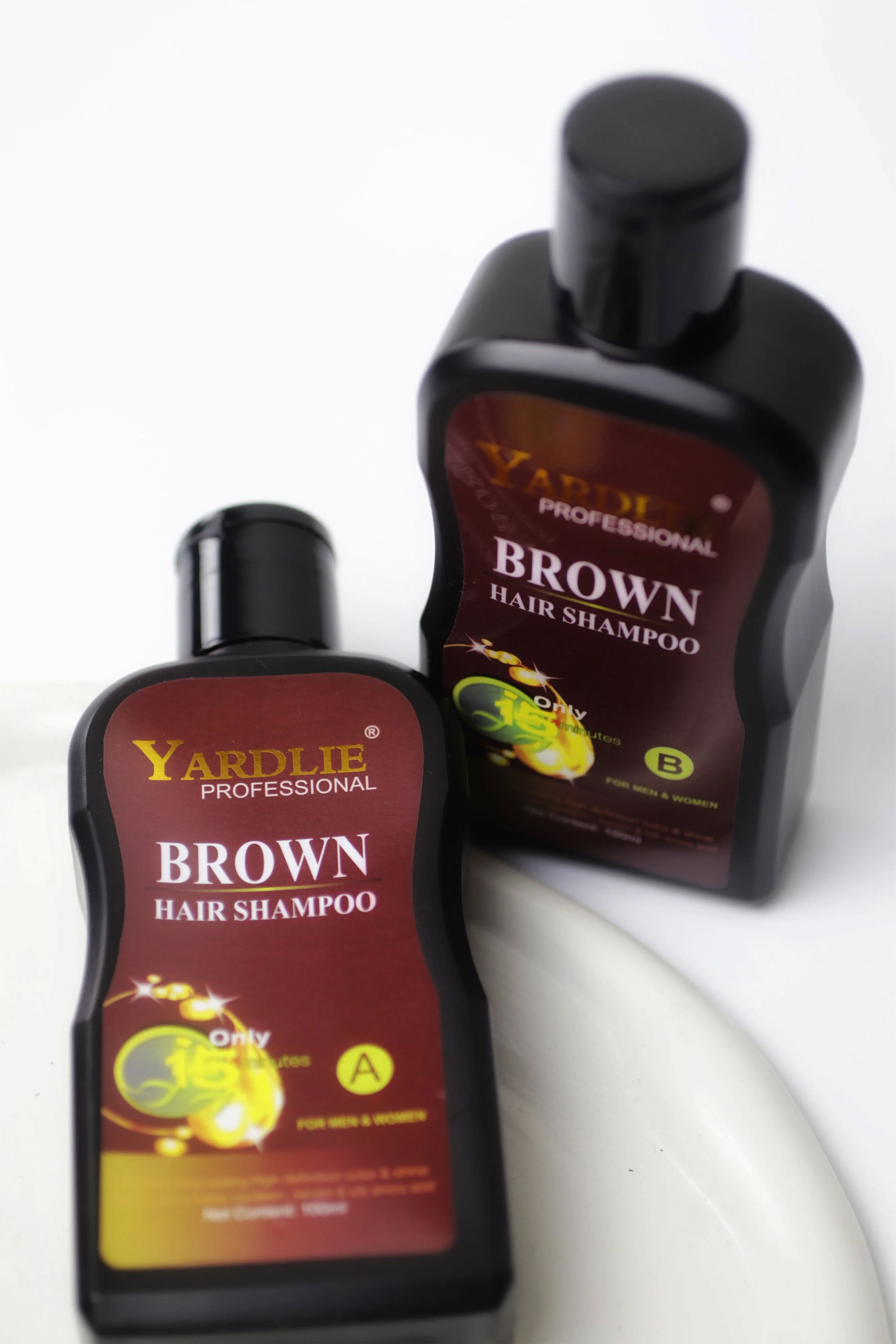 Yardlie Professional Hair Dye Shampoo Mixing Paste Dark Brown 200ml. - Image 2