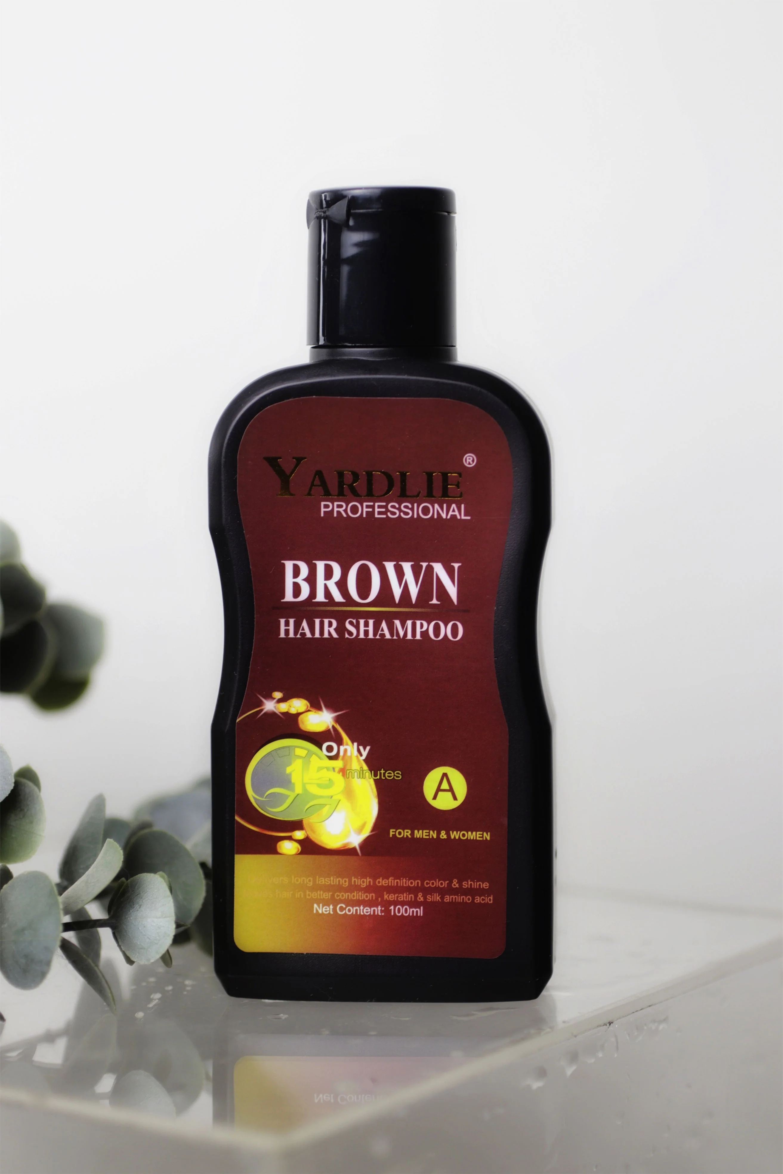 Yardlie Professional Hair Dye Shampoo Mixing Paste Dark Brown 200ml. - Image 3