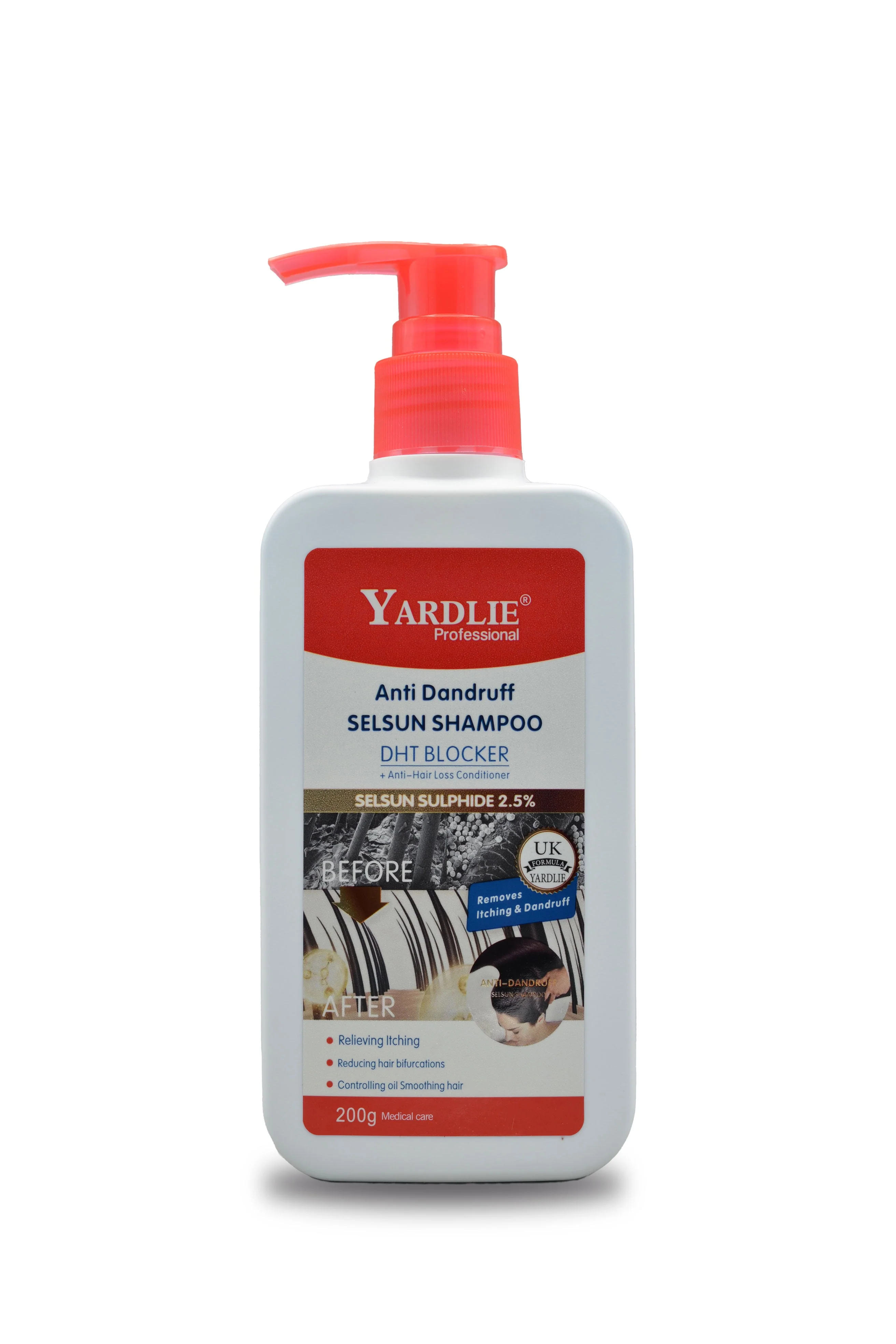 Yardlie Professional SELSUN Shampoo with DHT BLOCKER 200g - Image 4