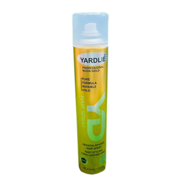 Yardlie Pure Formula Invisible Nova Gold Hold Spray 420 ML