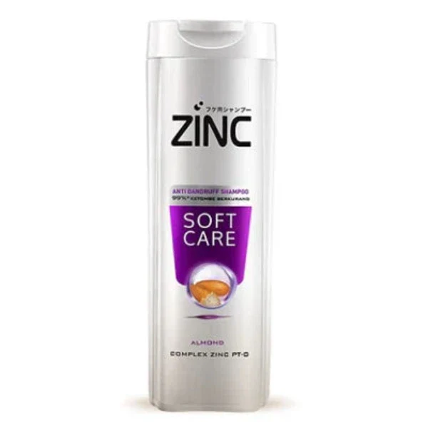 Zinc Soft Care Almond Anti-Dandruff Shampoo 400ml